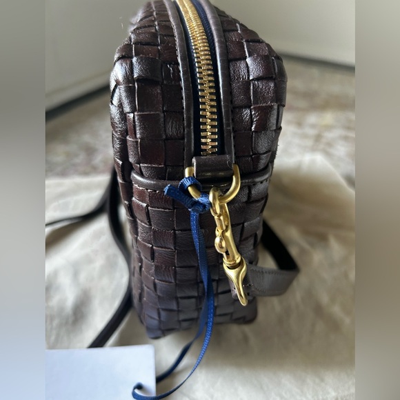 Clare V Midi Sac in Kalmata with adjustable woven CIAO strap in chocolate. NWT - Picture 7 of 13